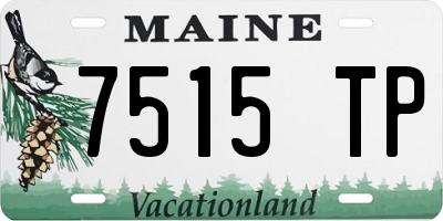 ME license plate 7515TP