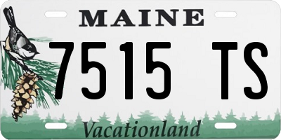 ME license plate 7515TS