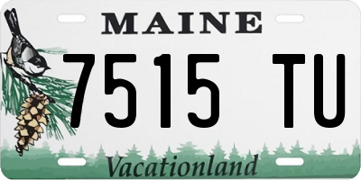 ME license plate 7515TU