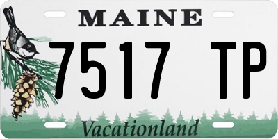 ME license plate 7517TP