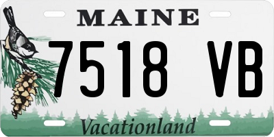 ME license plate 7518VB