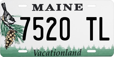 ME license plate 7520TL