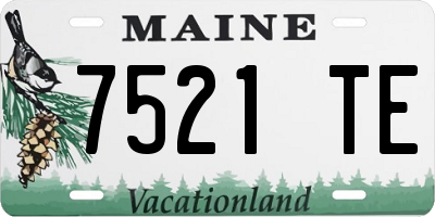 ME license plate 7521TE