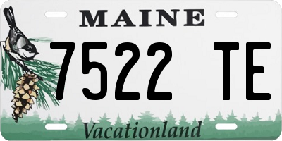 ME license plate 7522TE