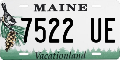 ME license plate 7522UE