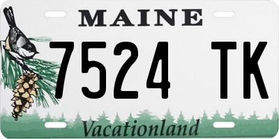 ME license plate 7524TK