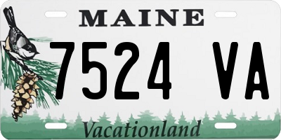 ME license plate 7524VA