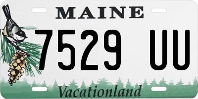 ME license plate 7529UU