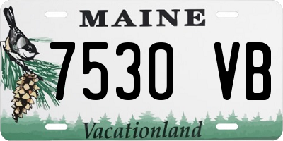 ME license plate 7530VB