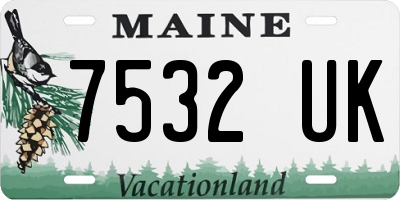 ME license plate 7532UK
