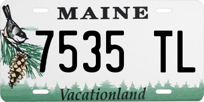 ME license plate 7535TL