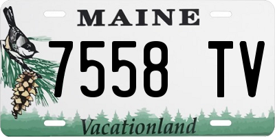 ME license plate 7558TV