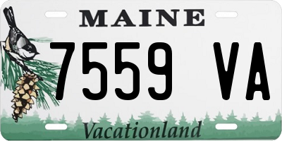 ME license plate 7559VA