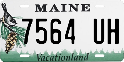 ME license plate 7564UH