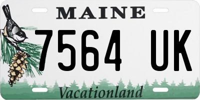 ME license plate 7564UK