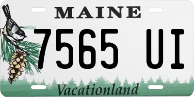 ME license plate 7565UI