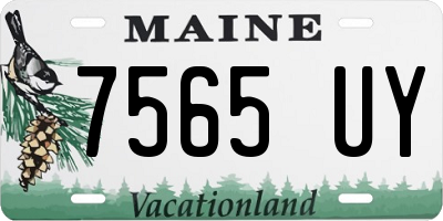 ME license plate 7565UY