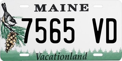 ME license plate 7565VD