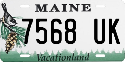 ME license plate 7568UK