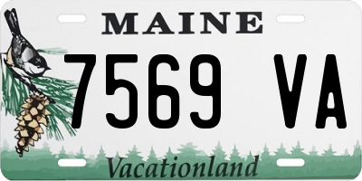 ME license plate 7569VA