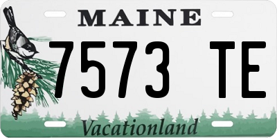 ME license plate 7573TE