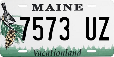 ME license plate 7573UZ