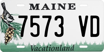 ME license plate 7573VD