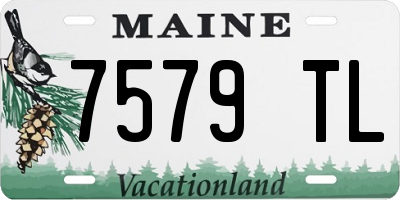 ME license plate 7579TL