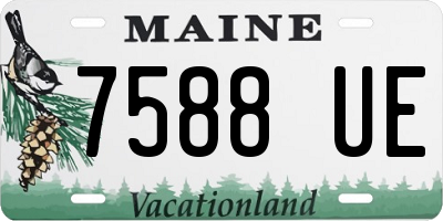 ME license plate 7588UE