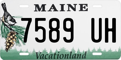 ME license plate 7589UH