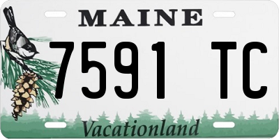 ME license plate 7591TC