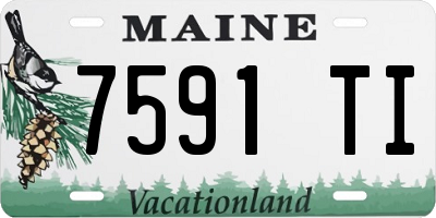 ME license plate 7591TI