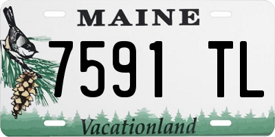 ME license plate 7591TL