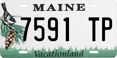 ME license plate 7591TP