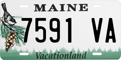 ME license plate 7591VA