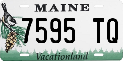 ME license plate 7595TQ