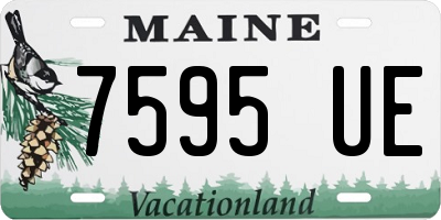 ME license plate 7595UE