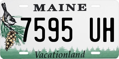 ME license plate 7595UH
