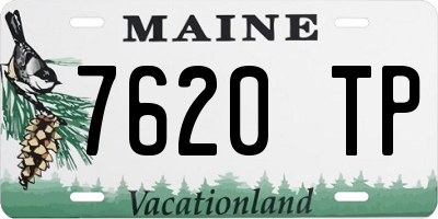 ME license plate 7620TP