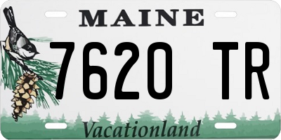 ME license plate 7620TR