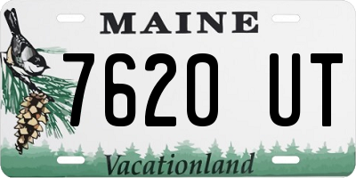 ME license plate 7620UT