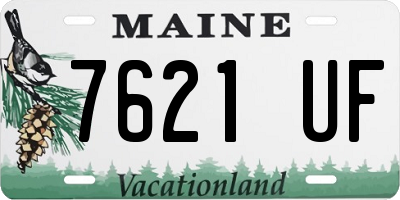 ME license plate 7621UF
