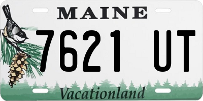 ME license plate 7621UT