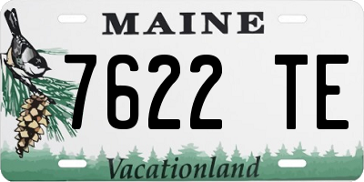 ME license plate 7622TE