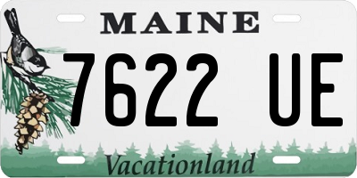 ME license plate 7622UE