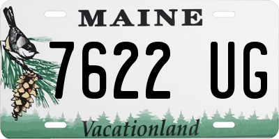 ME license plate 7622UG