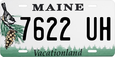 ME license plate 7622UH