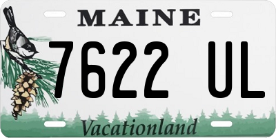 ME license plate 7622UL