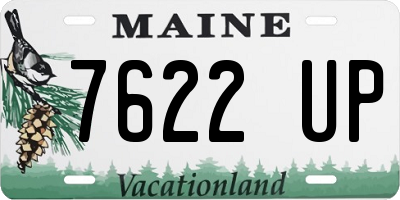 ME license plate 7622UP