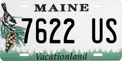 ME license plate 7622US